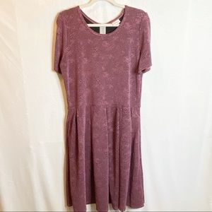 LulaRoe Amelia - Wine Color Sz 3xl